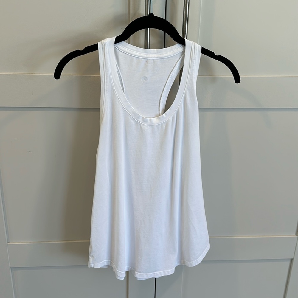 Lululemon white tank